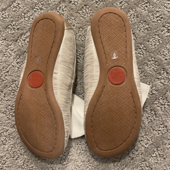 Livie & Luca cream tinsel shimmer shoe - Picture 4 of 4